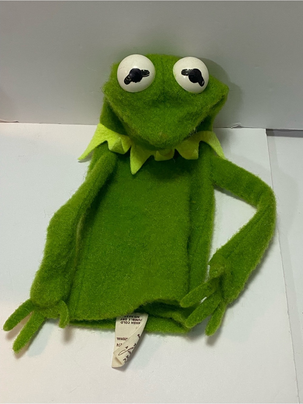 Vintage 1978 Muppets Kermit The Frog Hand Puppet #860 Fisher Price Jim Henson